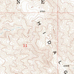 United States Geological Survey Hidalgo Mountain, CA (1954, 24000-Scale) digital map