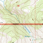 United States Geological Survey Hidden Lake Bench, MT-ID (1997, 24000-Scale) digital map
