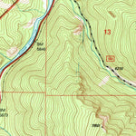 United States Geological Survey Hidden Lakes, MT (2000, 24000-Scale) digital map