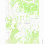 United States Geological Survey Hidden Tepee Creek, WY (1960, 24000-Scale) digital map