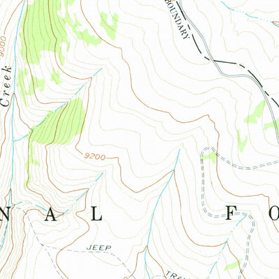 United States Geological Survey Hidden Tepee Creek, WY (1960, 24000-Scale) digital map