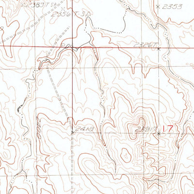United States Geological Survey Hidden Timber NE, SD (1982, 24000-Scale) digital map