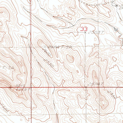 United States Geological Survey Hidden Timber NE, SD (1982, 24000-Scale) digital map