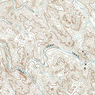 United States Geological Survey Hidden Valley, AZ (1965, 24000-Scale) digital map