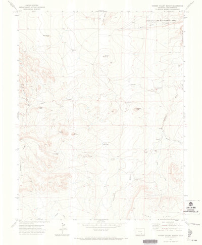 United States Geological Survey Hidden Valley Ranch, CO (1971, 24000-Scale) digital map