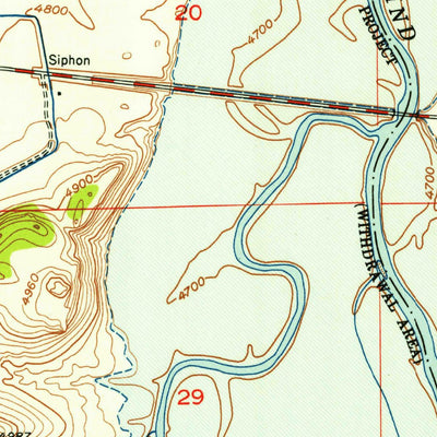 United States Geological Survey Hidden Valley, WY (1951, 24000-Scale) digital map