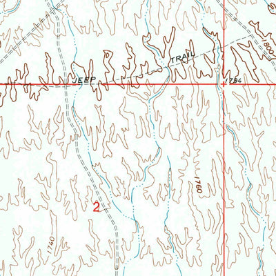United States Geological Survey Hieroglyphic Mountains SW, AZ (1965, 24000-Scale) digital map