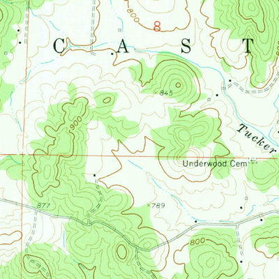 United States Geological Survey Higdon, MO (1959, 24000-Scale) digital map