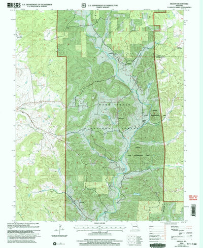 United States Geological Survey Higdon, MO (2000, 24000-Scale) digital map