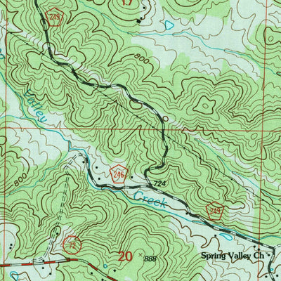 United States Geological Survey Higdon, MO (2000, 24000-Scale) digital map