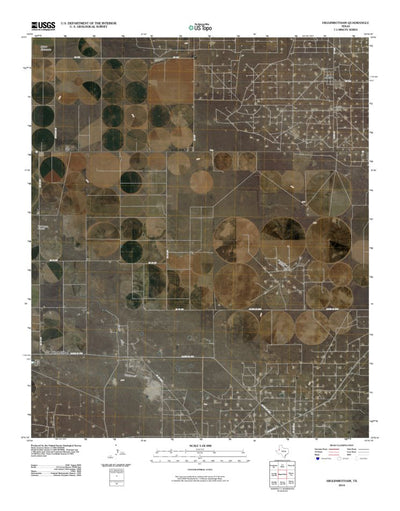 United States Geological Survey Higginbotham, TX (2010, 24000-Scale) digital map