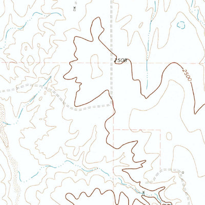 United States Geological Survey Higgins North, TX-OK (1972, 24000-Scale) digital map