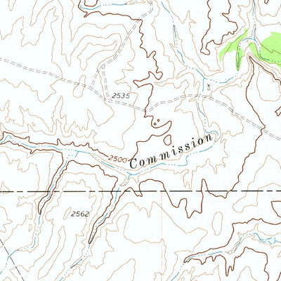 United States Geological Survey Higgins South, TX-OK (1972, 24000-Scale) digital map