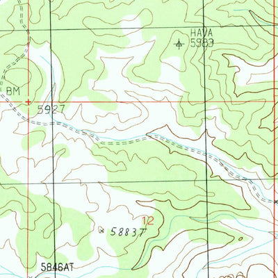 United States Geological Survey Higgins Tank, AZ (1988, 24000-Scale) digital map