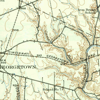 United States Geological Survey Higginsport, OH-KY (1931, 62500-Scale) digital map