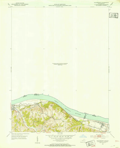 United States Geological Survey Higginsport, OH-KY (1952, 24000-Scale) digital map