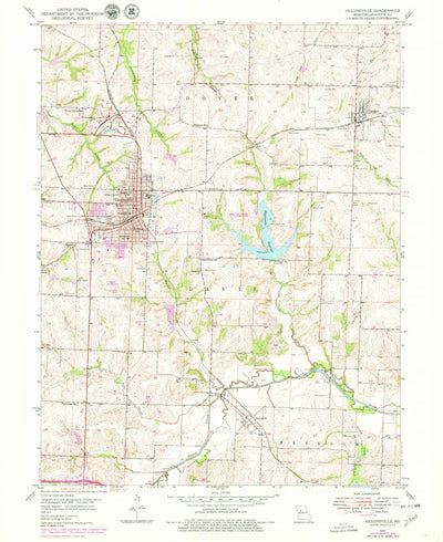 United States Geological Survey Higginsville, MO (1959, 24000-Scale) digital map