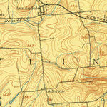 United States Geological Survey High Bridge, NJ (1905, 62500-Scale) digital map