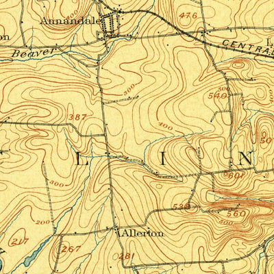 United States Geological Survey High Bridge, NJ (1905, 62500-Scale) digital map