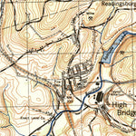 United States Geological Survey High Bridge, NJ (1943, 31680-Scale) digital map