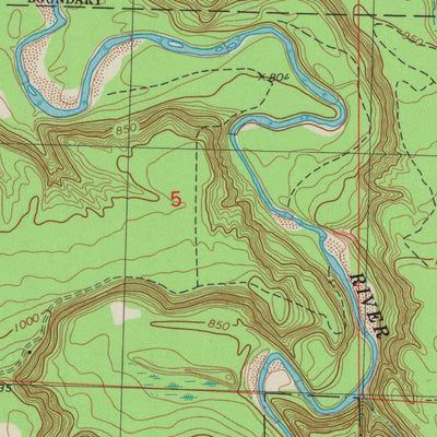 United States Geological Survey High Bridge, WI (1984, 24000-Scale) digital map