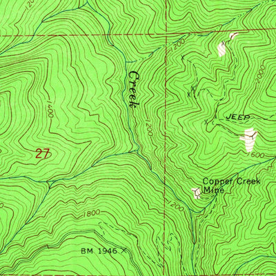 United States Geological Survey High Divide, CA-OR (1966, 24000-Scale) digital map