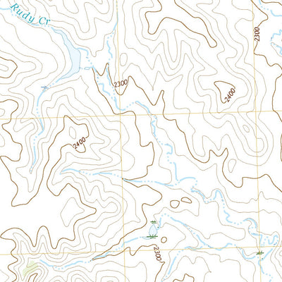 United States Geological Survey High Elk Hill NW, SD (2021, 24000-Scale) digital map