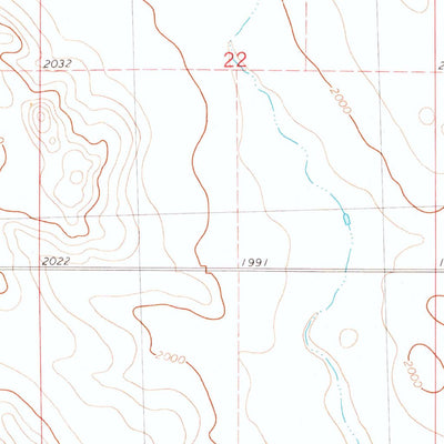 United States Geological Survey High Elk Hill SE, SD (1981, 24000-Scale) digital map