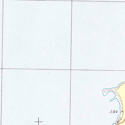 United States Geological Survey High Island, MI (1986, 24000-Scale) digital map