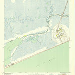 United States Geological Survey High Island, TX (1943, 24000-Scale) digital map