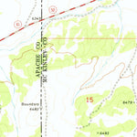 United States Geological Survey High Lonesome Well, AZ-NM (1971, 24000-Scale) digital map