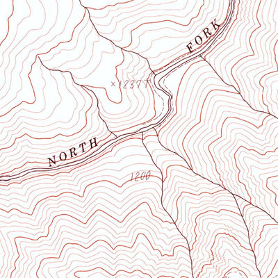 United States Geological Survey High Plateau Mountain, CA-OR (1975, 24000-Scale) digital map