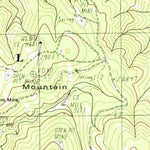 United States Geological Survey High Plateau Mountain, CA-OR (1982, 24000-Scale) digital map