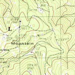 United States Geological Survey High Plateau Mountain, CA-OR (1982, 24000-Scale) digital map