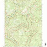 United States Geological Survey High Plateau Mountain, CA-OR (1997, 24000-Scale) digital map