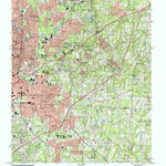 United States Geological Survey High Point East, NC (1993, 24000-Scale) digital map
