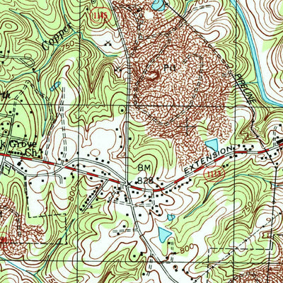 United States Geological Survey High Point East, NC (1993, 24000-Scale) digital map