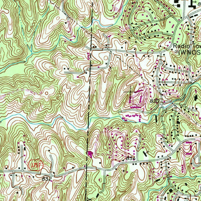 United States Geological Survey High Point West, NC (1969, 24000-Scale) digital map