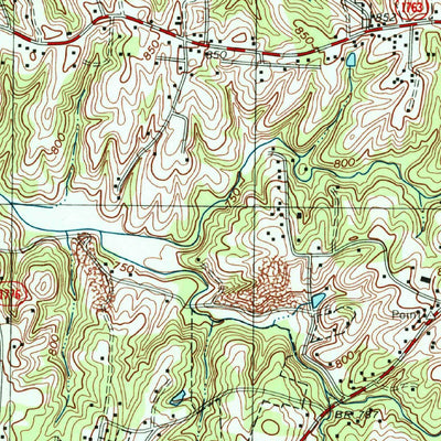 United States Geological Survey High Point West, NC (1993, 24000-Scale) digital map