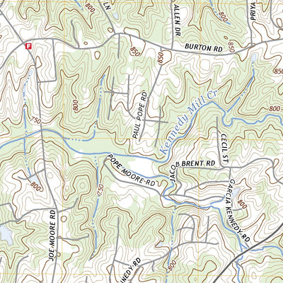United States Geological Survey High Point West, NC (2022, 24000-Scale) digital map