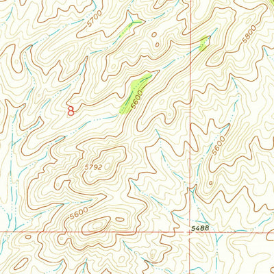 United States Geological Survey High Prairie, ID (1963, 24000-Scale) digital map