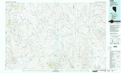 United States Geological Survey High Rock Canyon, NV-CA (1981, 100000-Scale) digital map