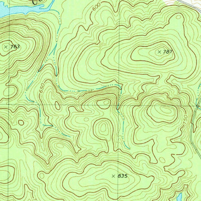 United States Geological Survey High Rock, NC (1980, 24000-Scale) digital map