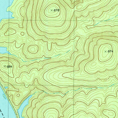 United States Geological Survey High Rock, NC (1980, 24000-Scale) digital map