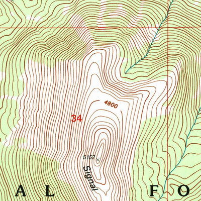 United States Geological Survey High Rock, OR (1997, 24000-Scale) digital map