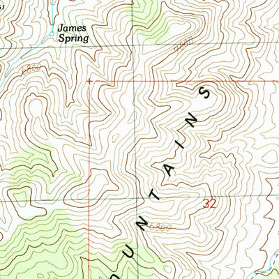 United States Geological Survey High Rock, UT (1989, 24000-Scale) digital map
