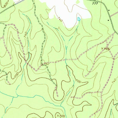 United States Geological Survey High Shoals, GA (1964, 24000-Scale) digital map