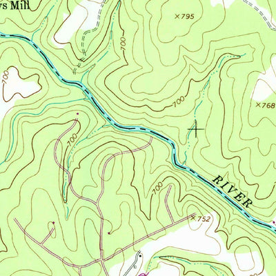 United States Geological Survey High Shoals, GA (1964, 24000-Scale) digital map