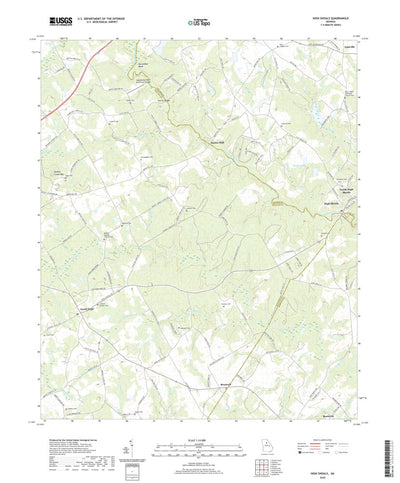 United States Geological Survey High Shoals, GA (2020, 24000-Scale) digital map