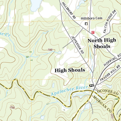 United States Geological Survey High Shoals, GA (2020, 24000-Scale) digital map